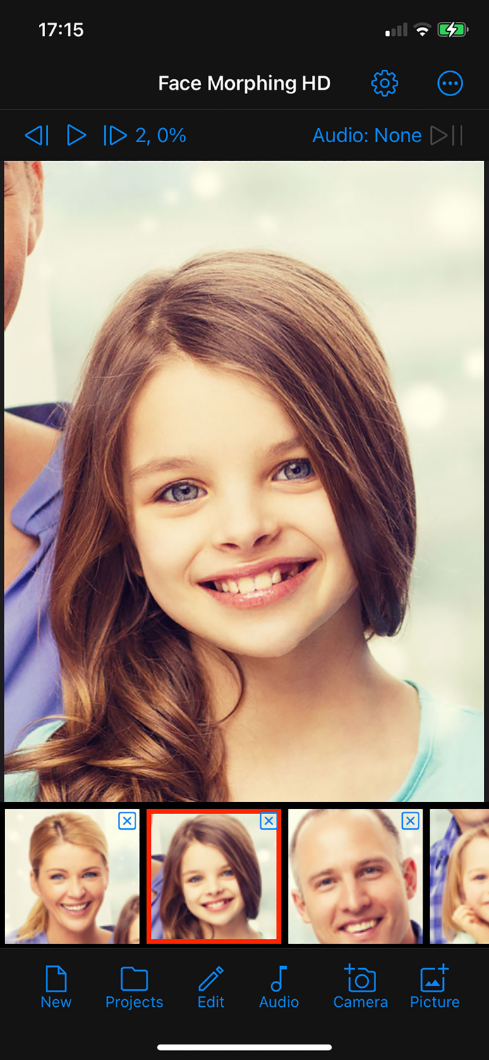 Face Video Morph Animator