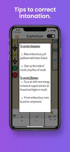 Euphonium Fingering & Tuning screenshot #3 for iPhone