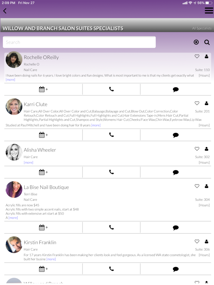 Willow and Branch Salon Studios