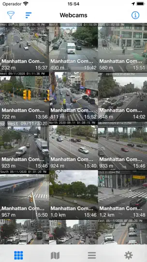 Captura de pantalla de Webcams en iPhone 8