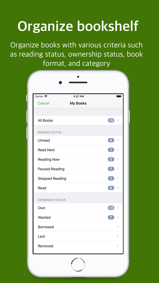 #5. BookTree: bookshelf & note (iOS) 由: Youngwan Choi