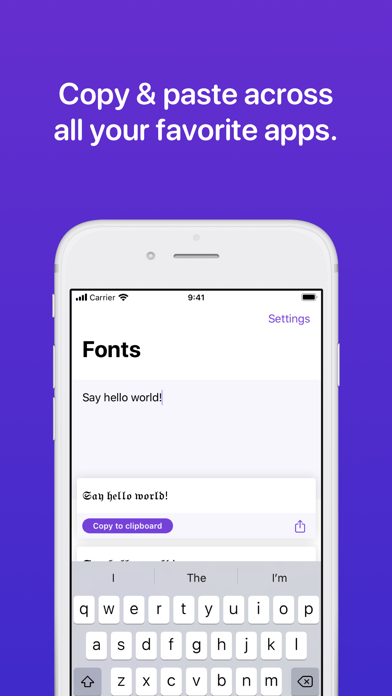 Fonts: Cool Text & Symbol Art screenshot 2