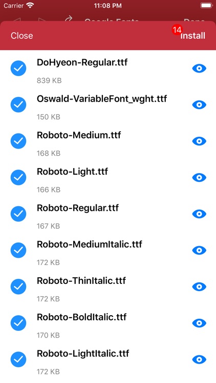 Custom Fonts - Font Installer screenshot-5