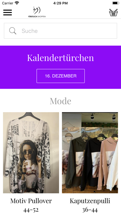 FÜRSTLICH SHOPPEN Screenshot