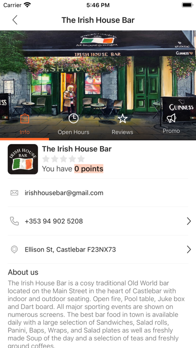 The Irish House Bar Screenshot
