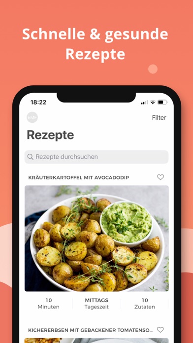 EatMoveFeel Rezepte & Workouts Screenshot