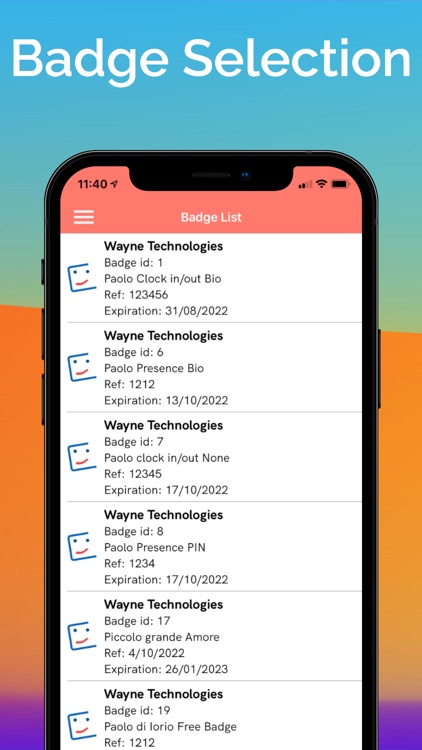 BadgeMe: time tracking service screenshot-4