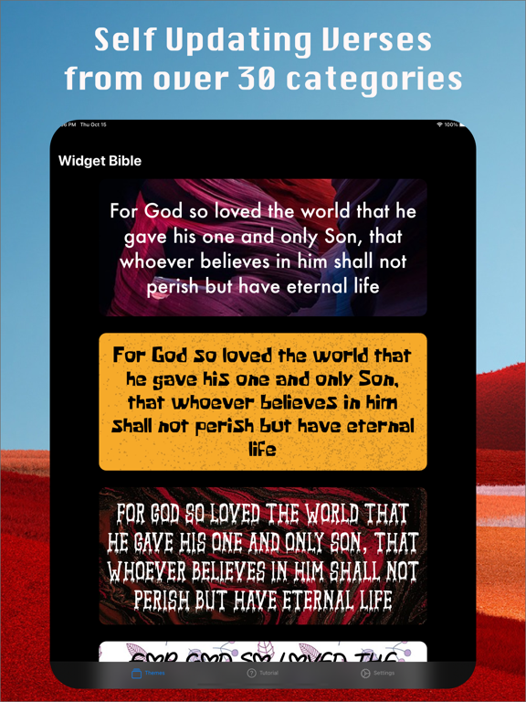 Screenshot #5 pour Bible Widget:Daily Bible verse