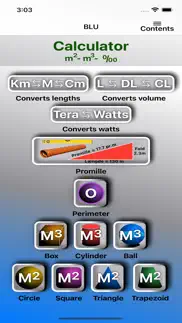 m2m3calc iphone screenshot 1