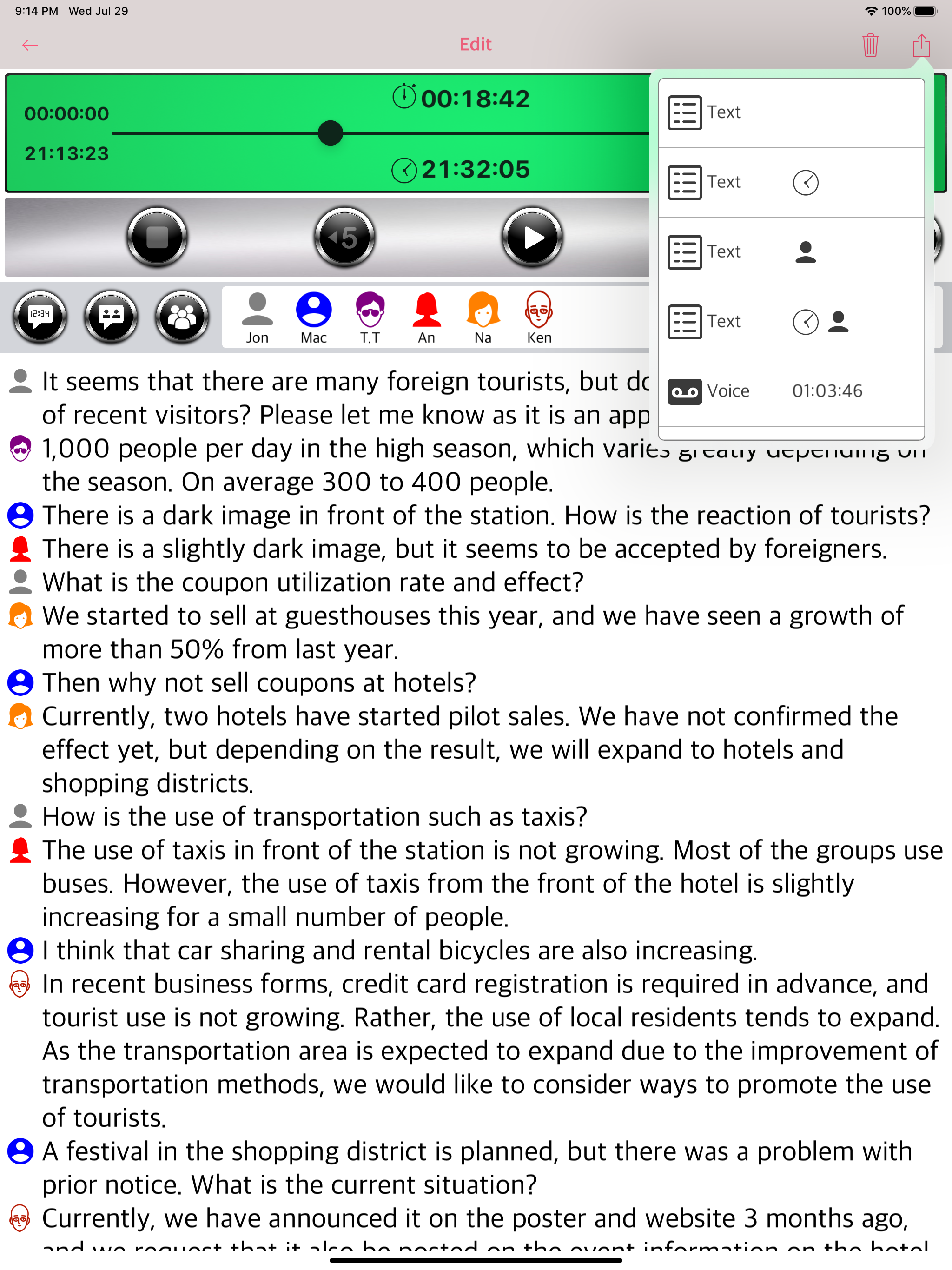Voice + Notes