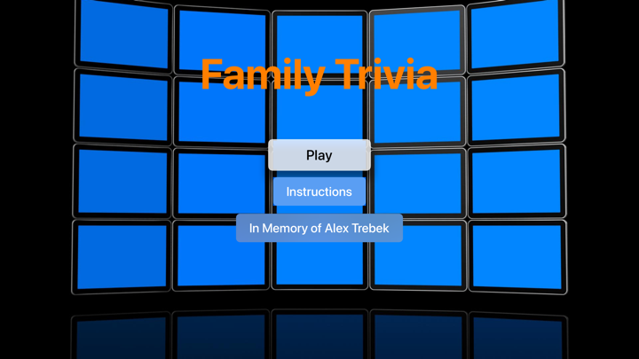 Screenshot #1 pour Family Trivia Night