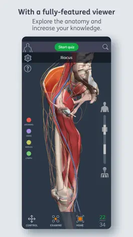 Game screenshot Primal's 3D Human Anatomy Quiz mod apk