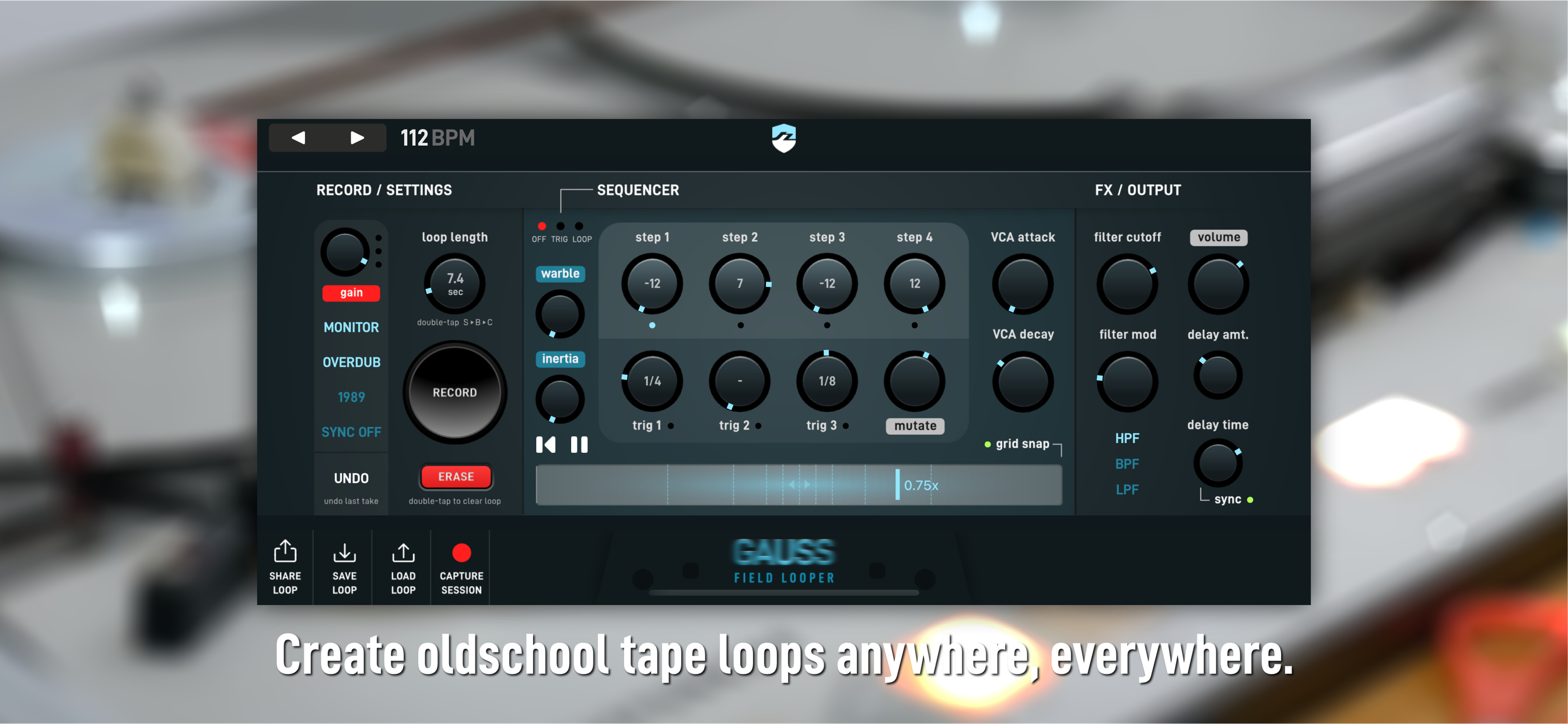 Gauss Field Looper