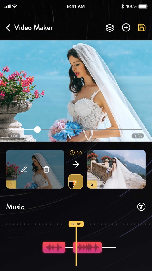 Photo Slideshow - Video Maker - 1.2 - (iOS)