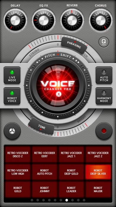 Screenshot #1 pour Voice Changer Pro X