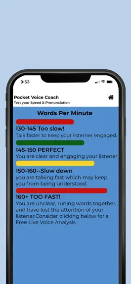 Game screenshot Pocket Voice Coach mod apk