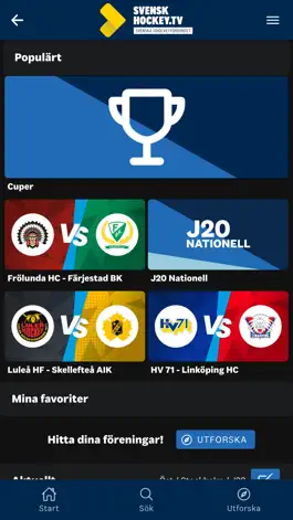 Game screenshot Svenskhockey.tv mod apk