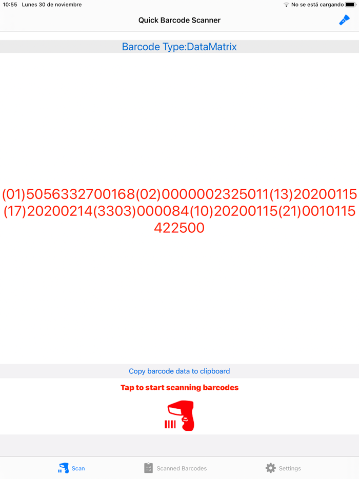 Quick Barcode Scanner