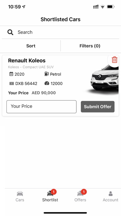 Shift Used Cars Screenshot