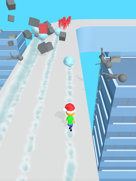 Screenshot #6 pour Snowball Run 3D