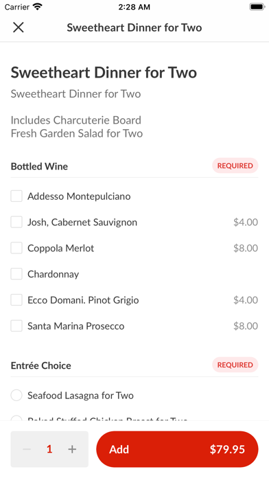 Lorenzo's Italian Restaurant Screenshot