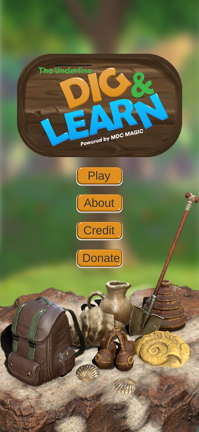 The Underline DIGandLEARN AR APP