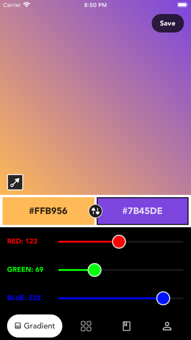 Colors Palette Generator screenshot 2