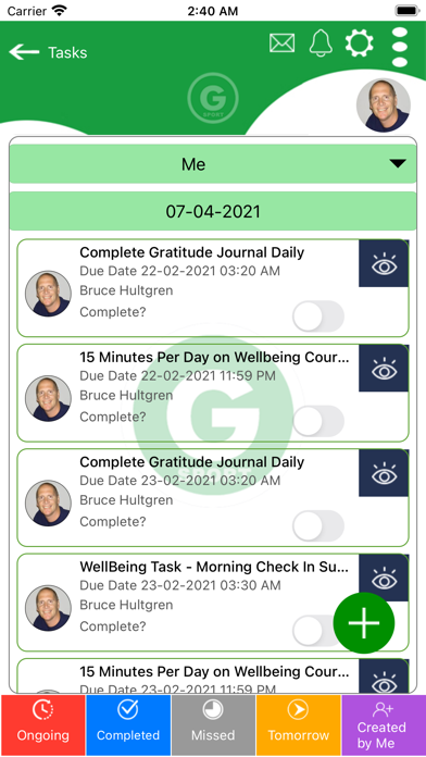 Goya Sport App Screenshot