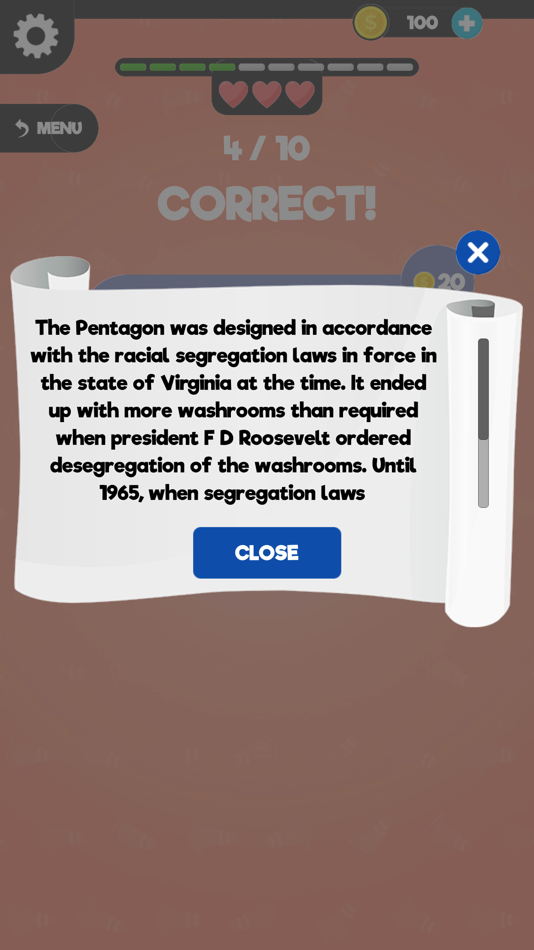 #8. Famous Buildings: History Quiz (iOS) 来自: Daniel Baczkowski