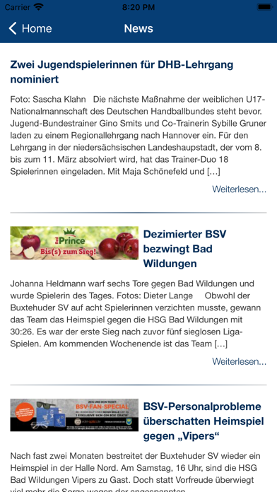 Buxtehuder SV Screenshot