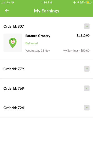 EatanceGrocery Delivery Screenshot