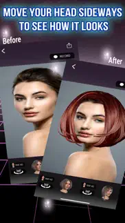 virtual hair 3d iphone screenshot 3