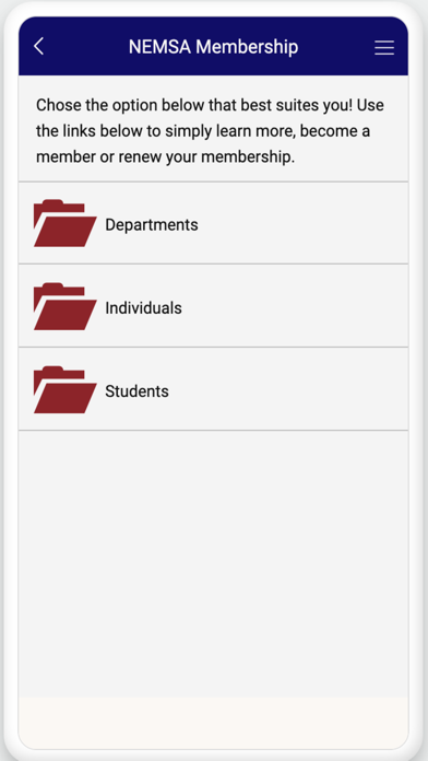 NEMSA Screenshot