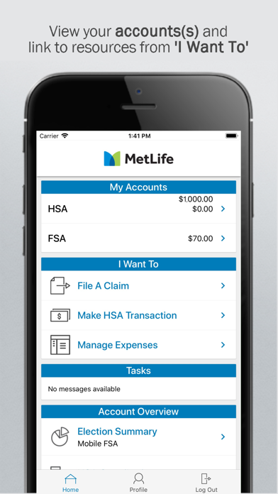 MetLife HS&SA Screenshot