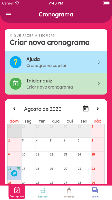Meu Diario Capilar Screenshot