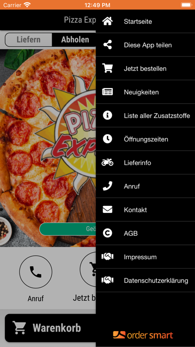 Screenshot #3 pour Pizza Express Peine