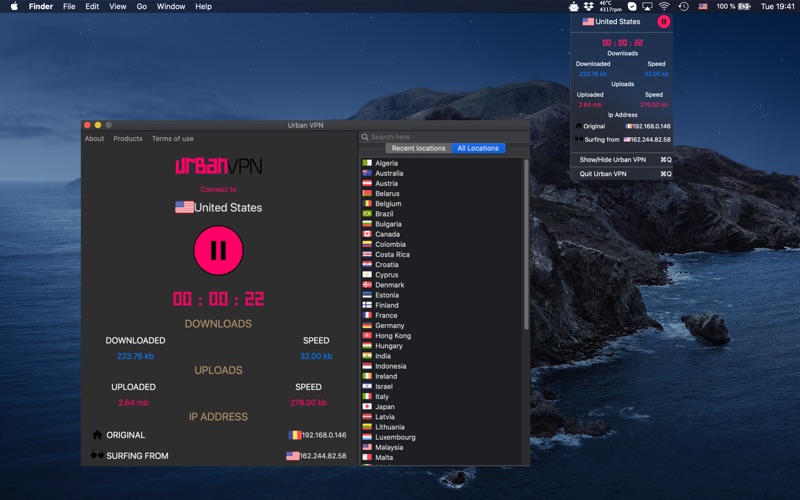 Screenshot #2 pour Urban VPN Desktop