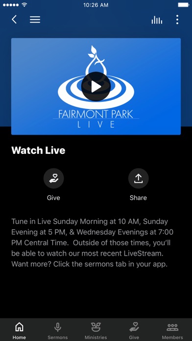 Fairmont Park Church of Christ Screenshot
