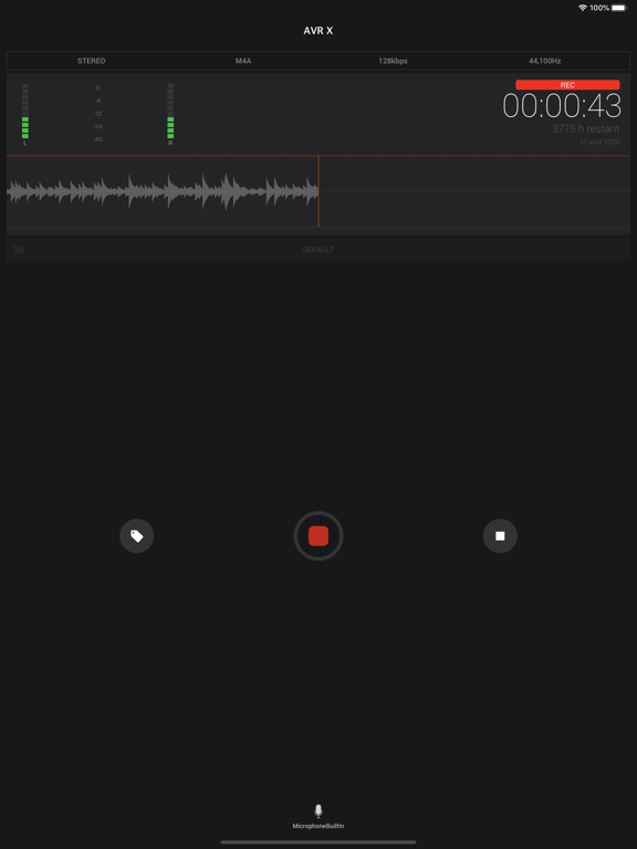 Screenshot #4 pour AVR X - Voice Recorder