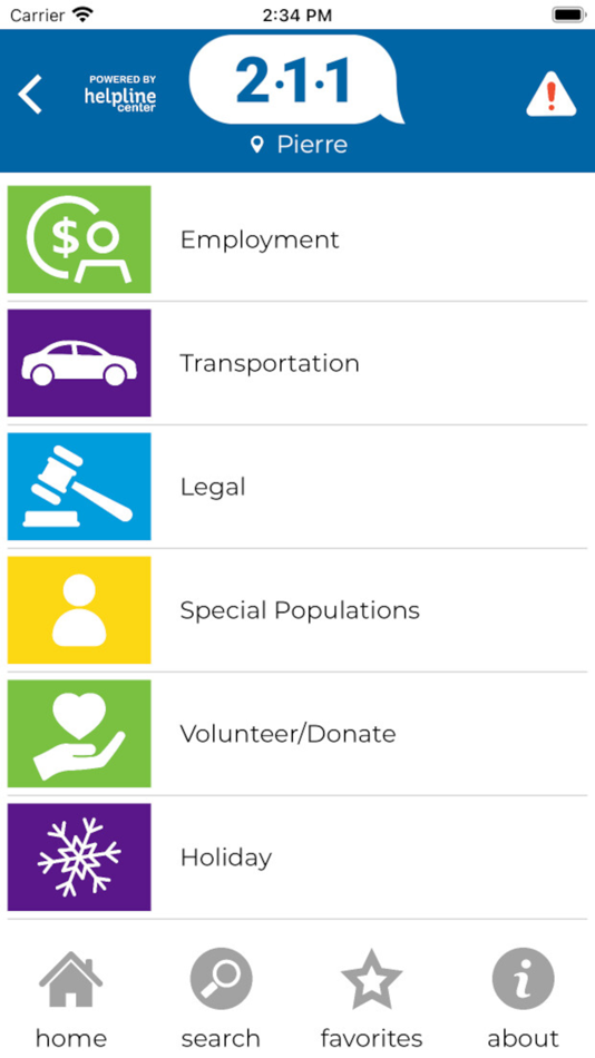 #10. 211 Helpline (iOS) By: Blue Compass Interactive