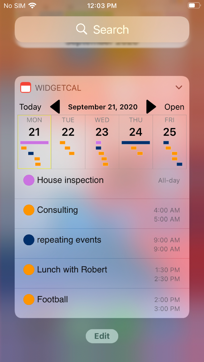 WidgetCal-Calendar Widget
