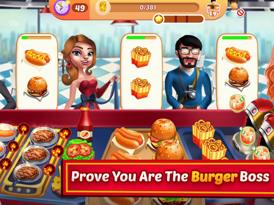Cooking Bash Food Madness Game iPad screenshot 5 - Games app