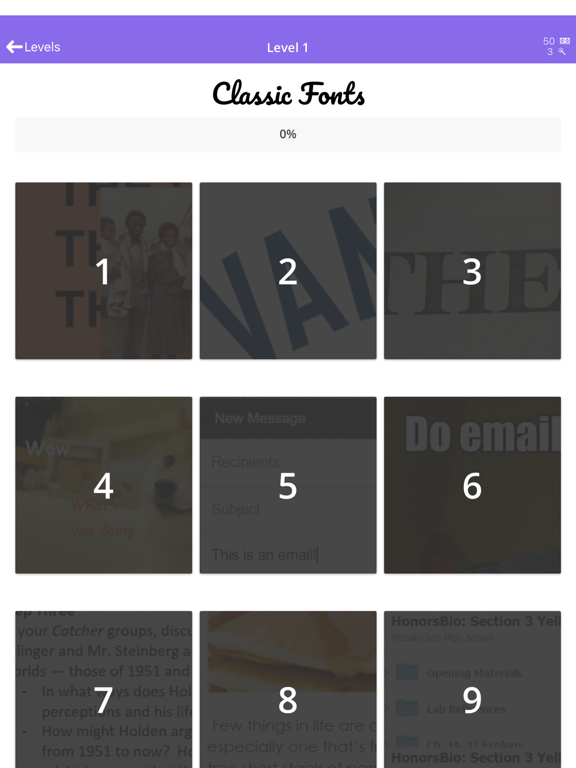 Screenshot #6 pour Guess the Font!