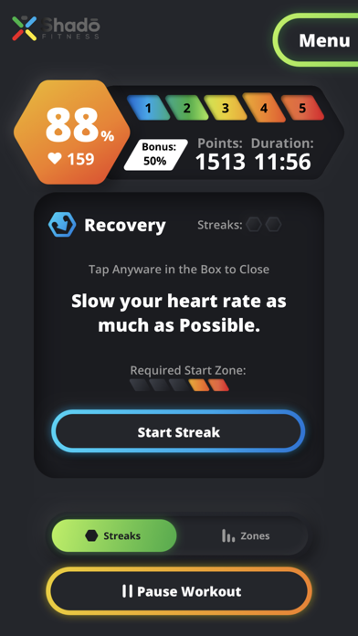 Shado Fitness Screenshot