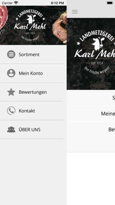 Landmetzgerei Mehl Screenshot