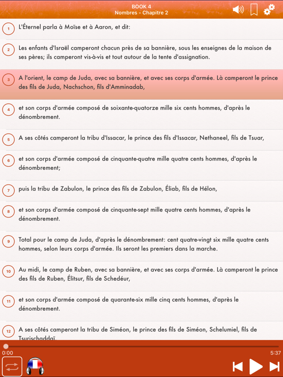Screenshot #6 pour Bible Audio Français LS 1910