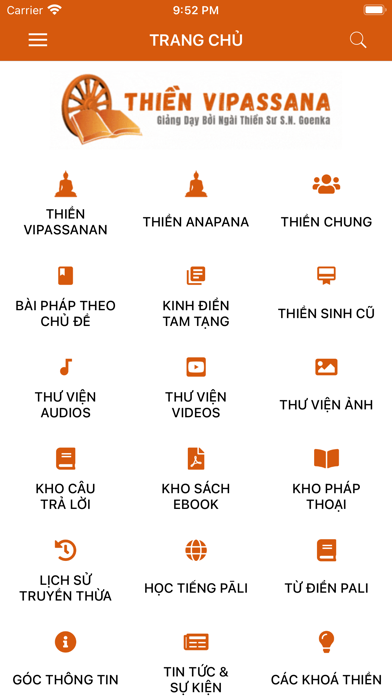 Thiền Vipassana Screenshot