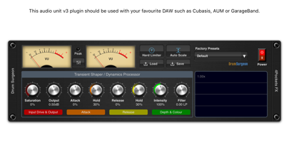 Screenshot #1 pour Drum Surgeon AUv3 Plugin