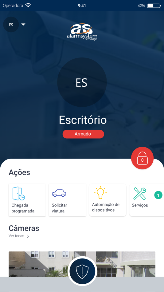 #1. Alarm System Monitoramento (iOS) Podle: ALARM SYSTEM TECNOLOGIA LTDA
