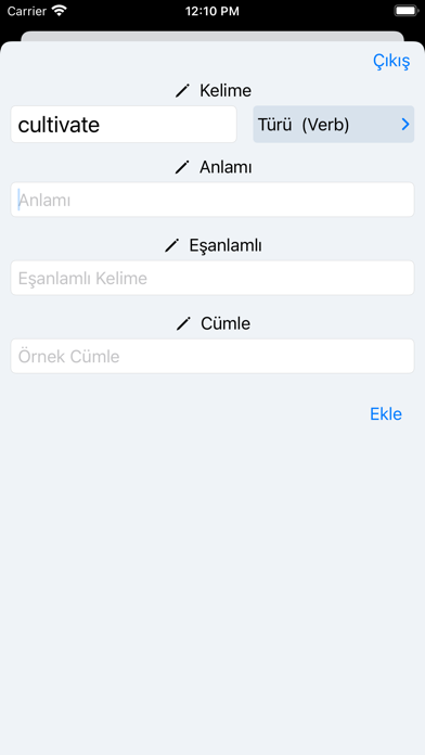 Yds Vocabulary - Yds Kelime Screenshot